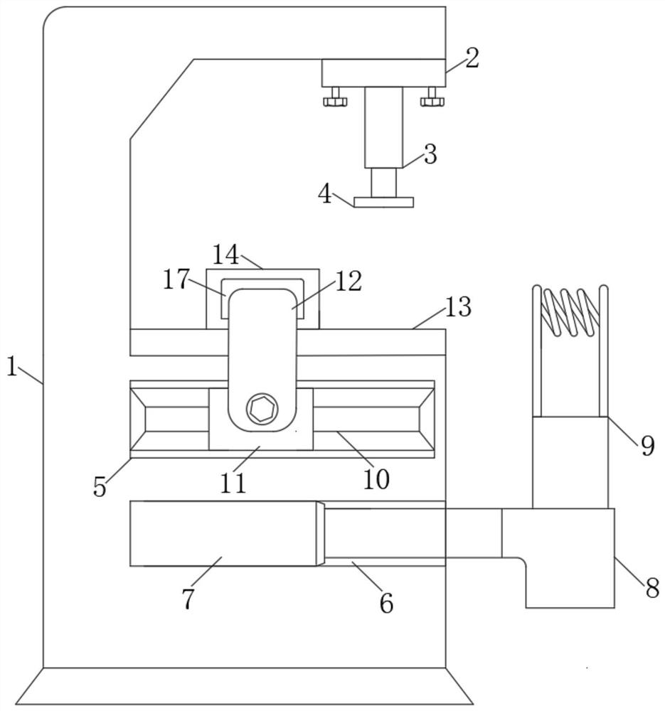 Fishhook root flattening device facilitating fixing