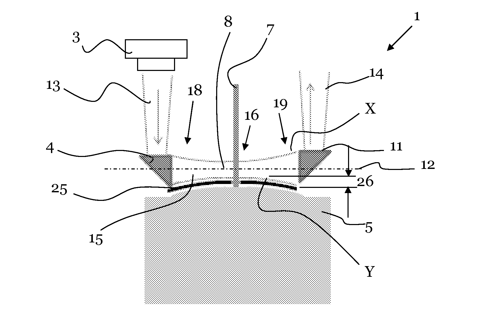 Device for cutting hair