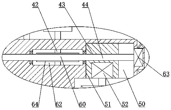 A tunnel dome cleaning device