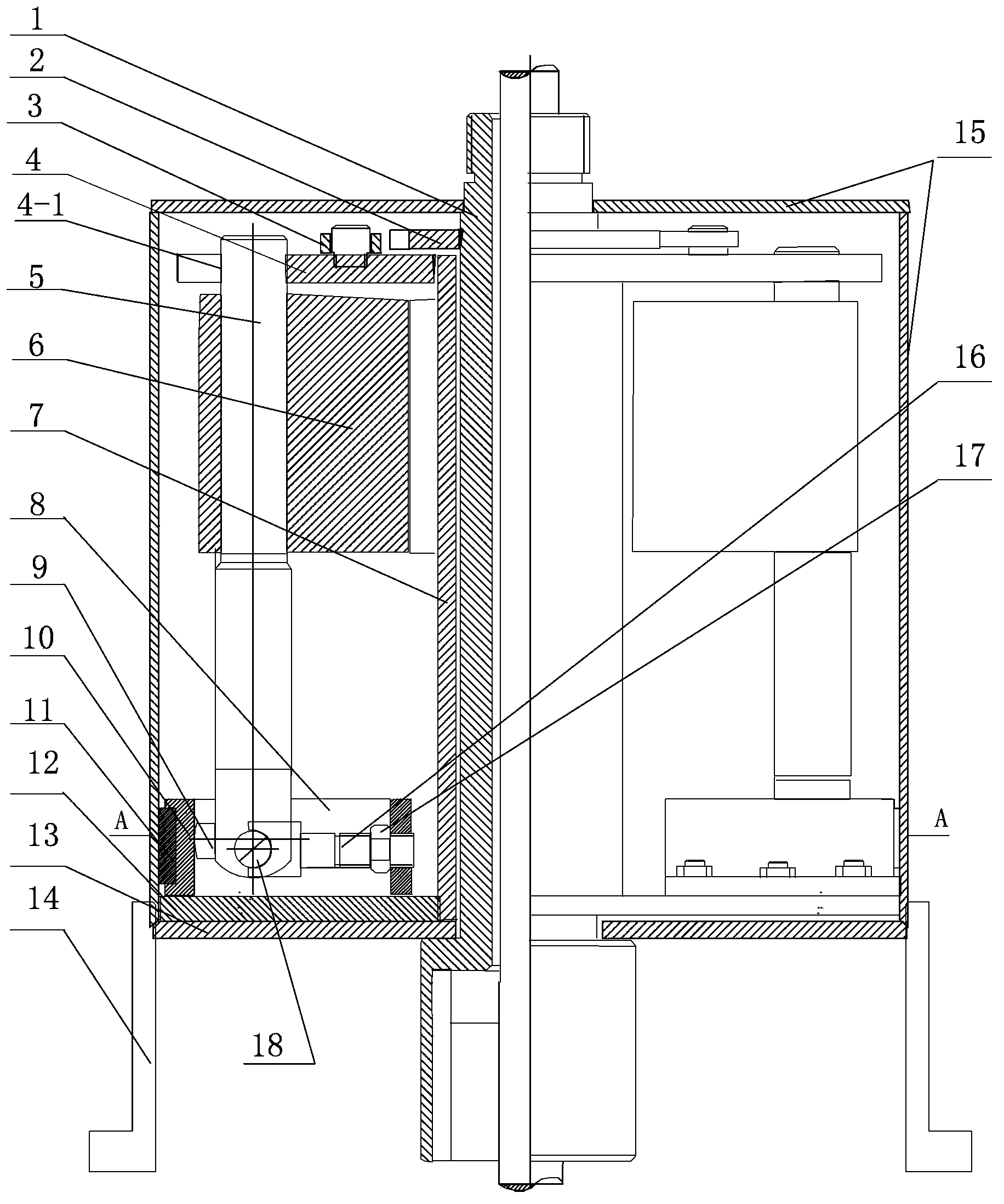 Automatic braking force regulating device for screw oil pump