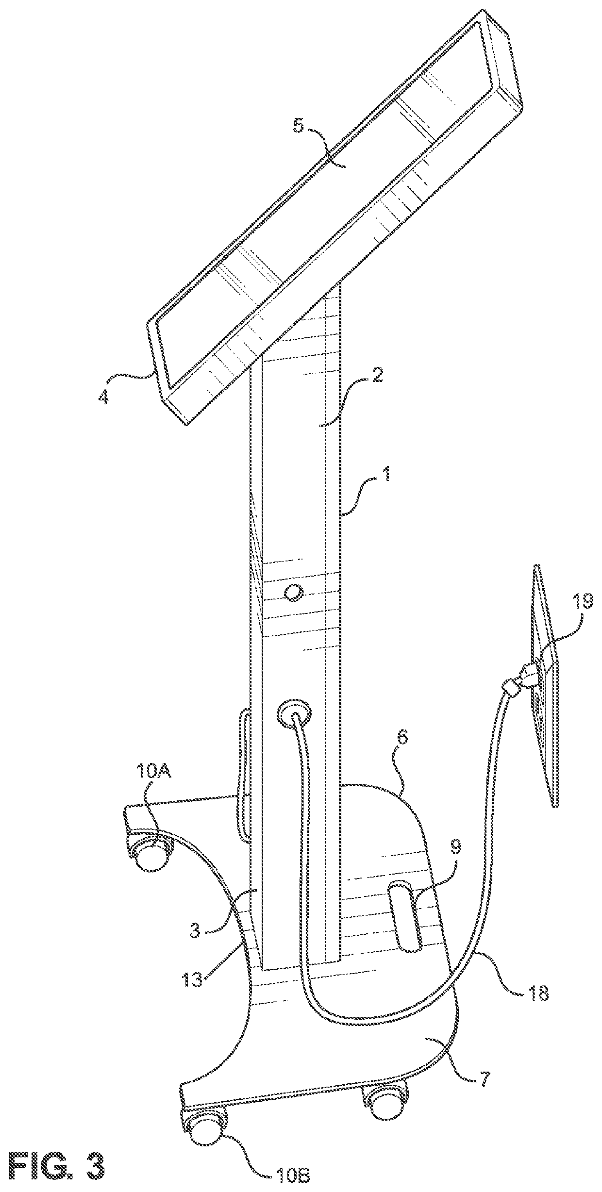 Collapsible support structure for a removable electronic device