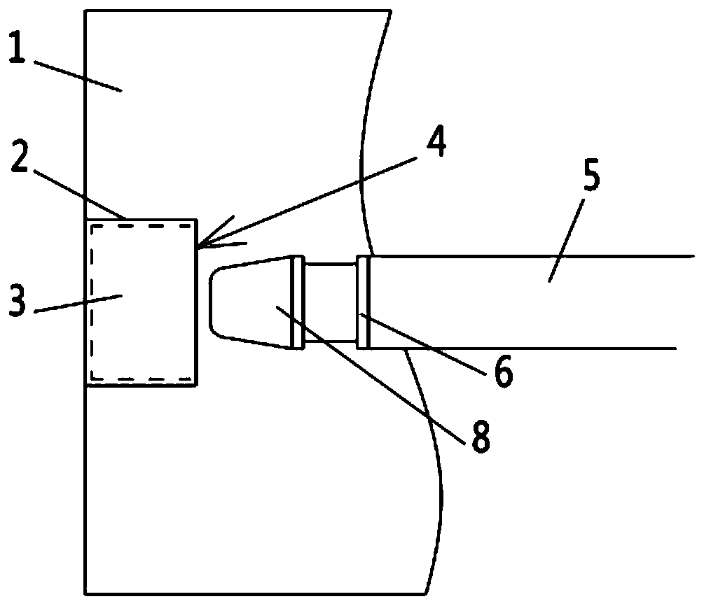 Steel tent top cloth installation adjusting structure