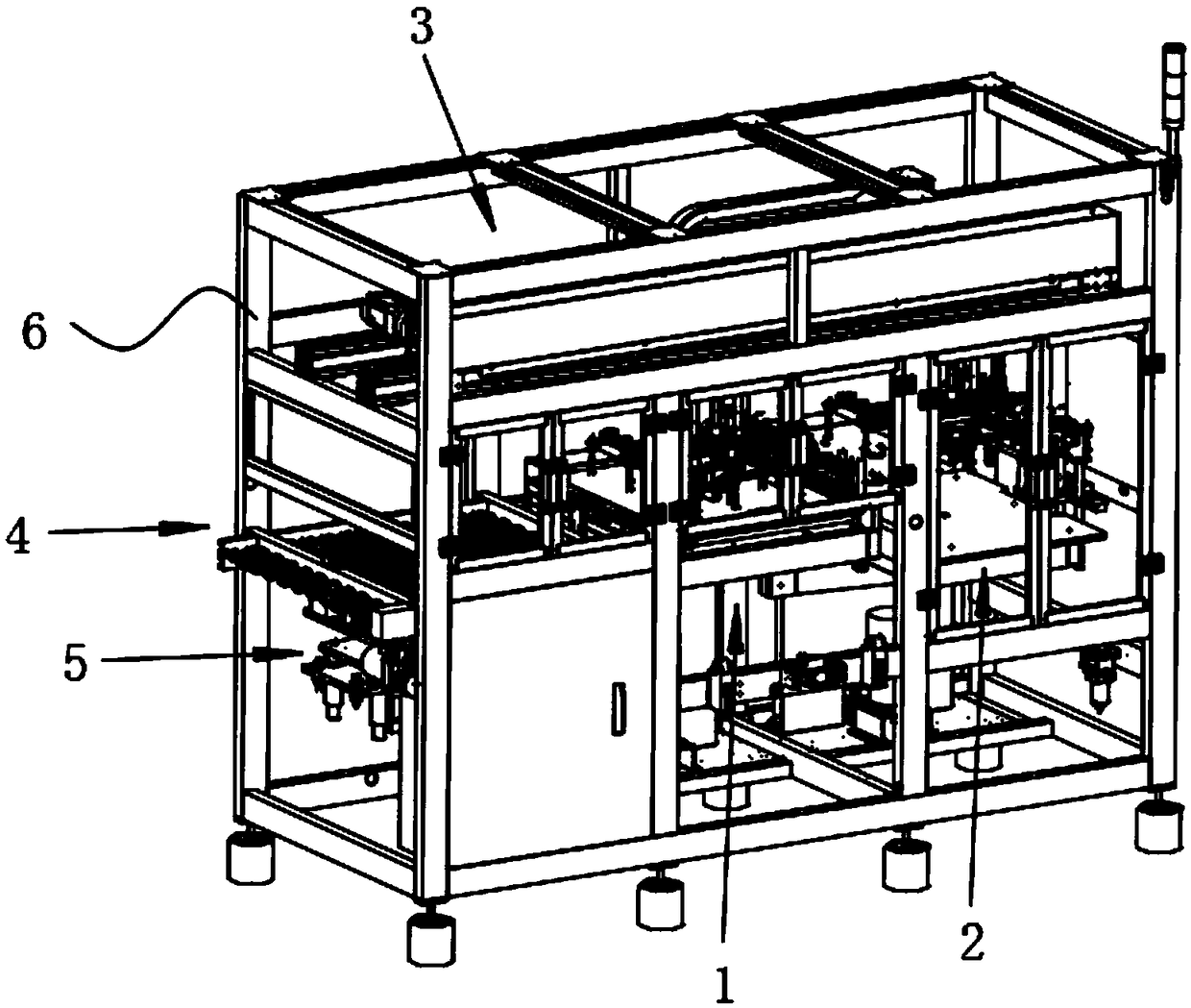 High-precision horizontal board placing machine