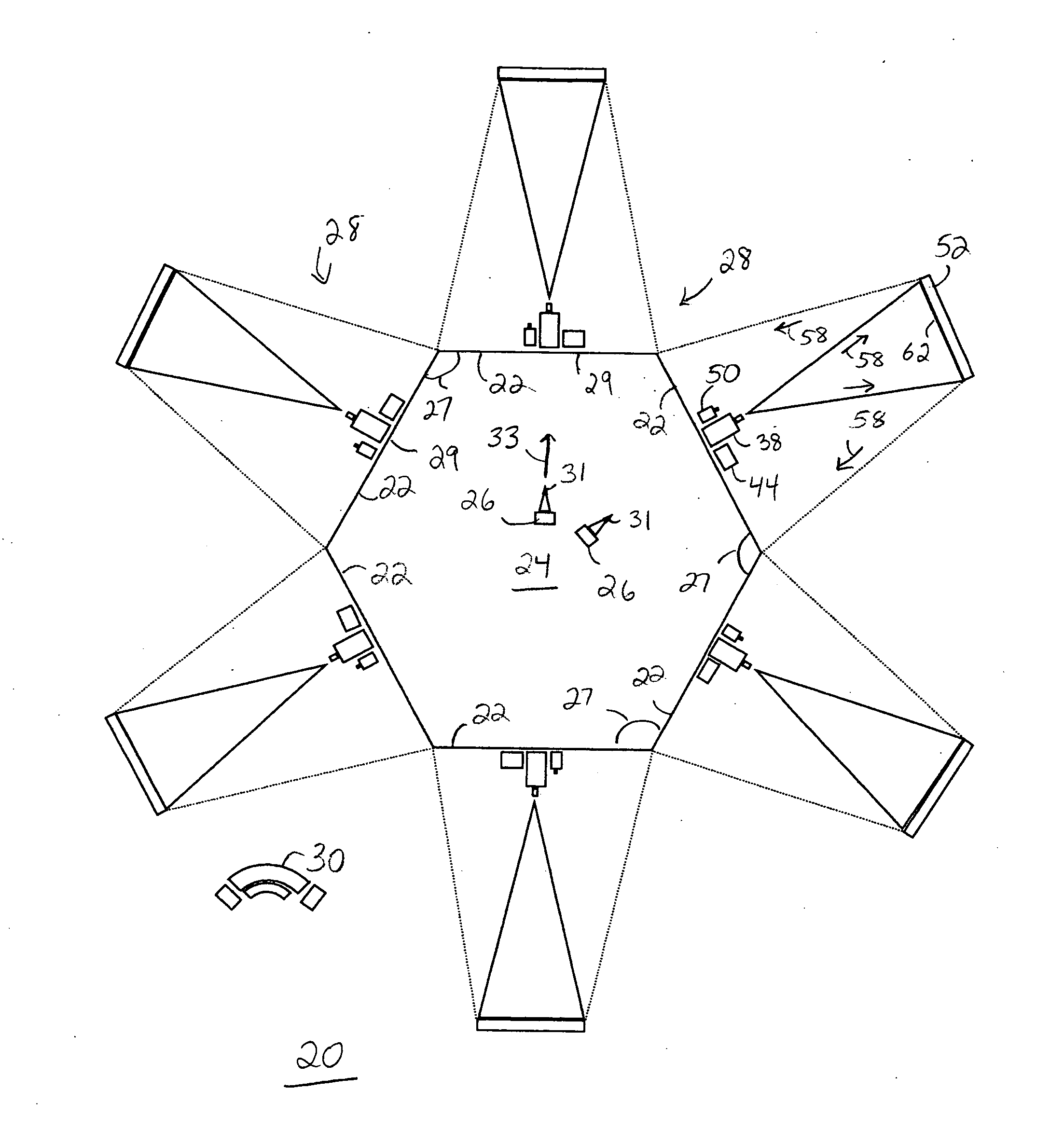 Method and program for scenario provision in a simulation system