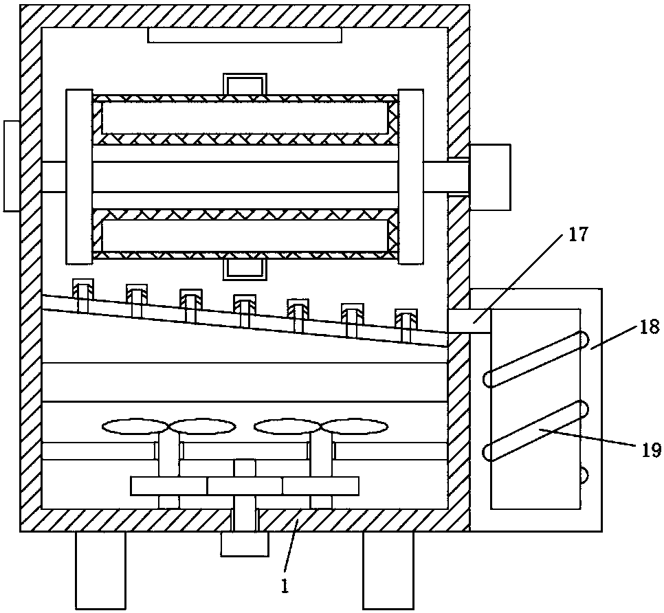 Drying device for medical apparatuses and instruments