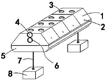 Floating box cultivation body capable of planting crops in coastal sea area