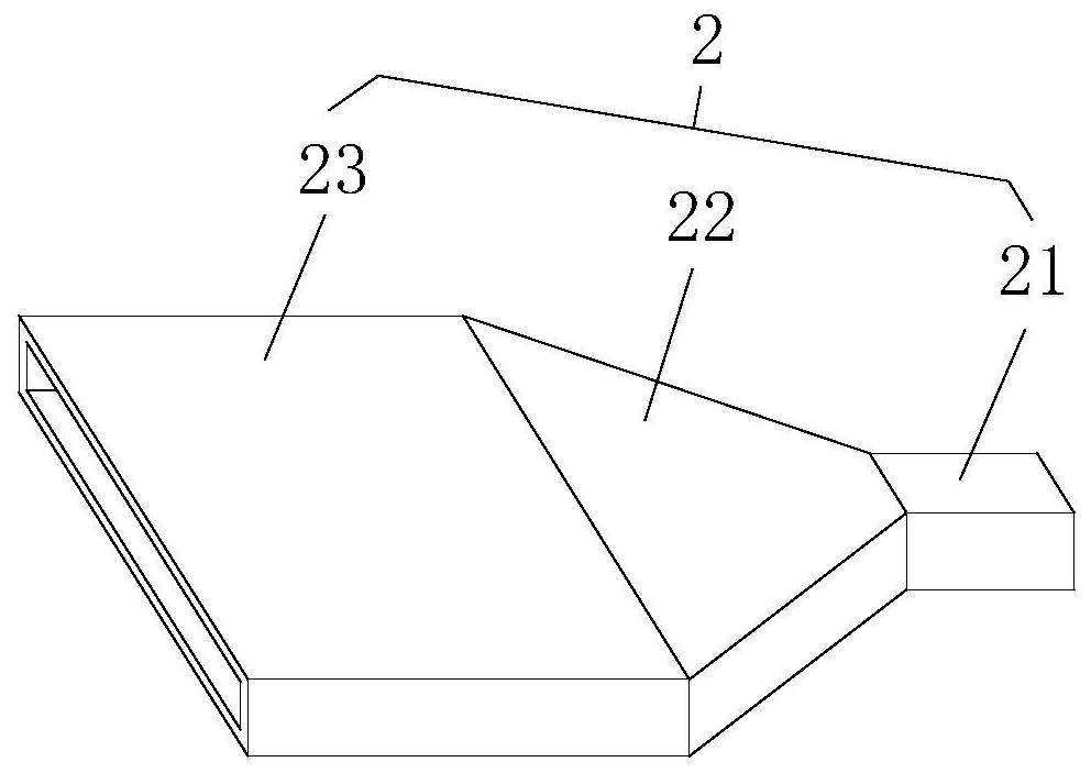 Melt extruding, shaping and slicing system for powder coating processing