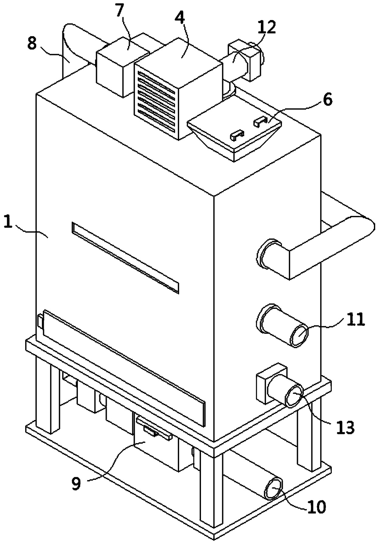 Bean product soaking device for agricultural product processing