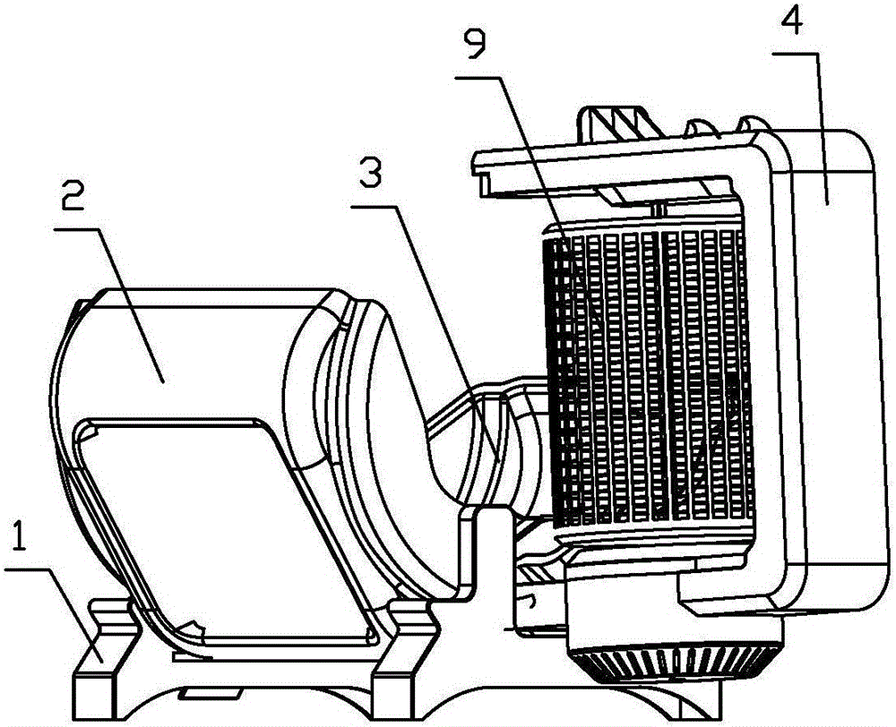 Totally-open air fryer