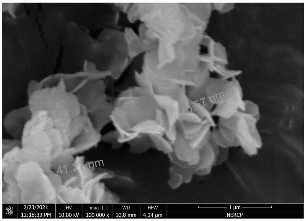 Preparation method of nano flaky calcium sulfate;