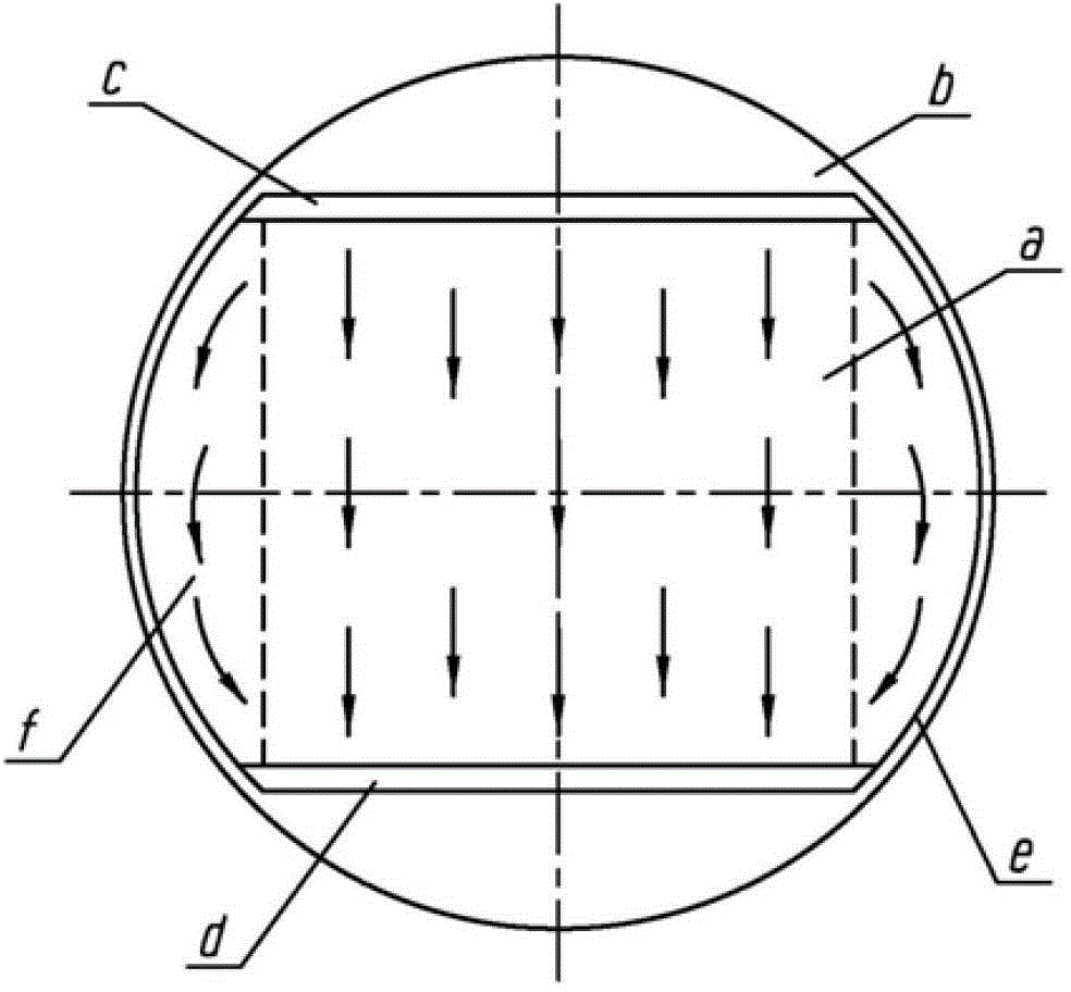 Inner sleeve plate structure for plate-type fractionating tower