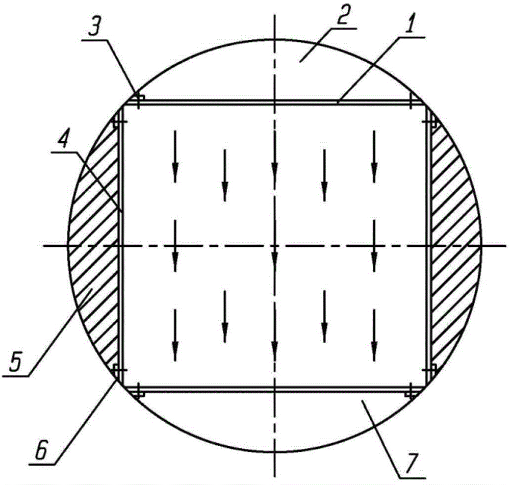 Inner sleeve plate structure for plate-type fractionating tower