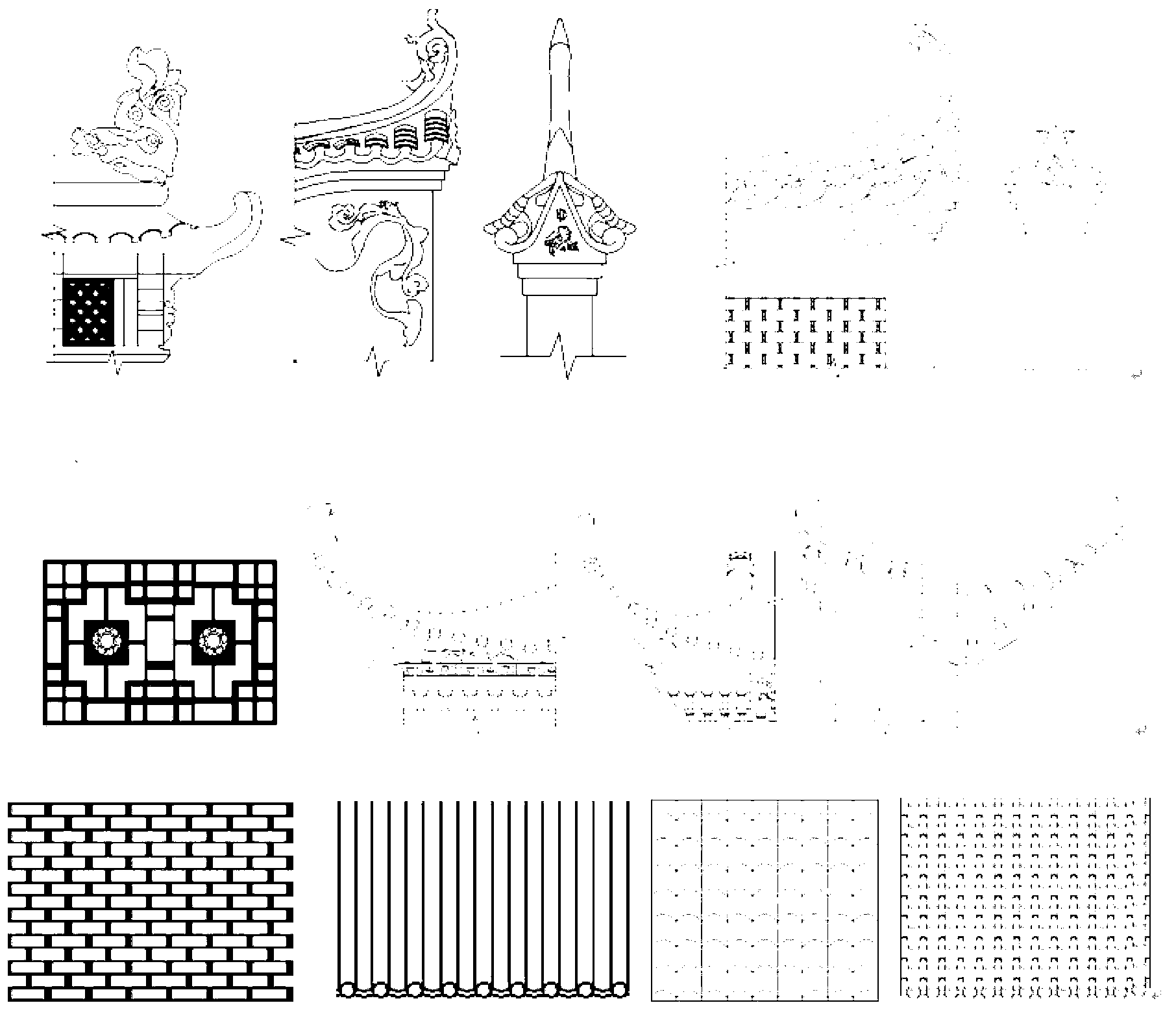 Characteristic building elevation surveying and mapping method based on images