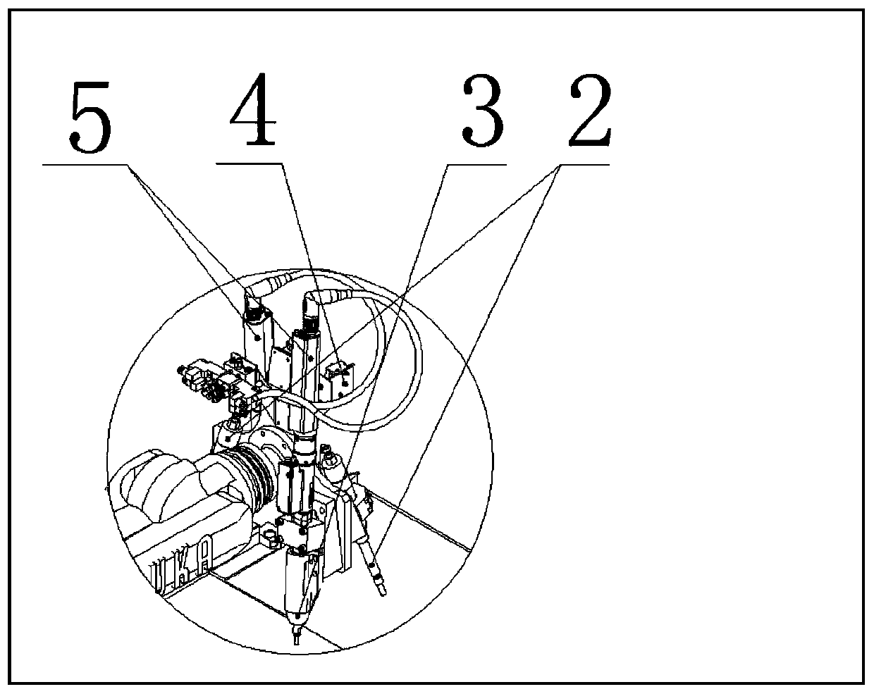 Controlling method of automatic threaded sleeve assembling mechanism