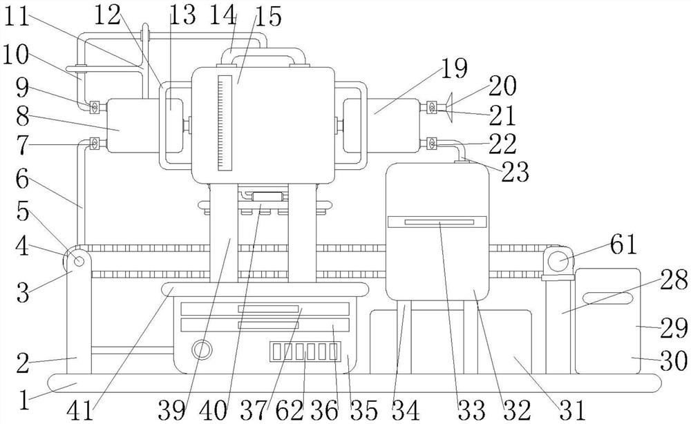 PCB cleaning and drying integrated device for LED production and processing