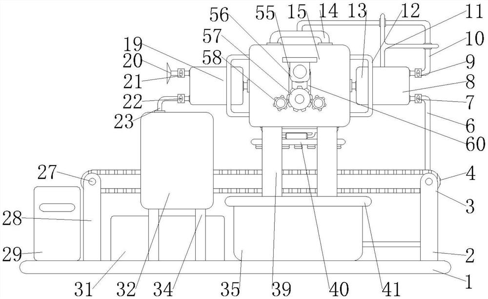 PCB cleaning and drying integrated device for LED production and processing