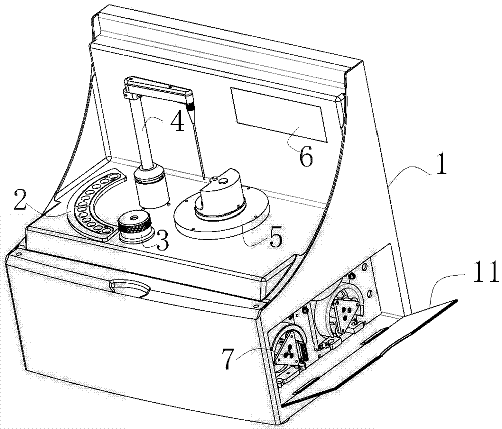 Device for testing blood rheology