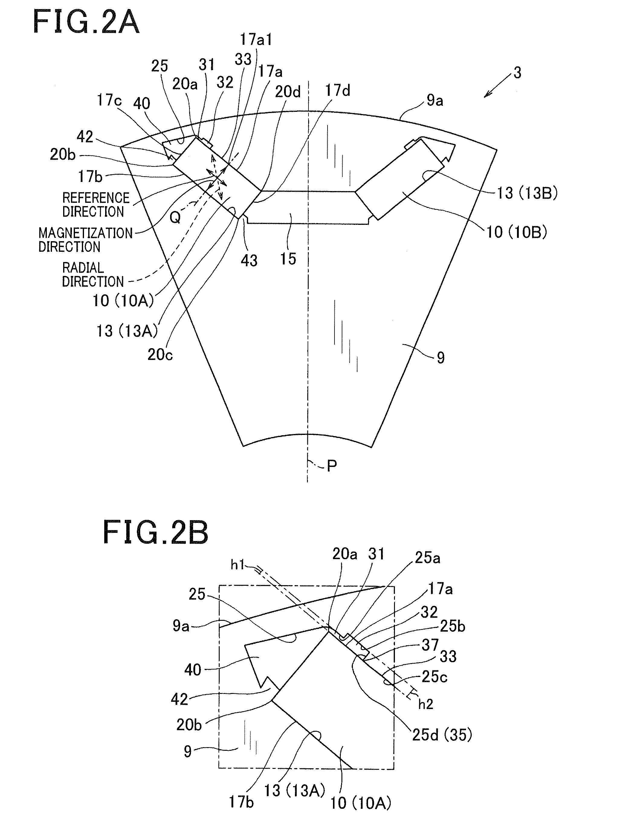 Rotor for electric rotating machine