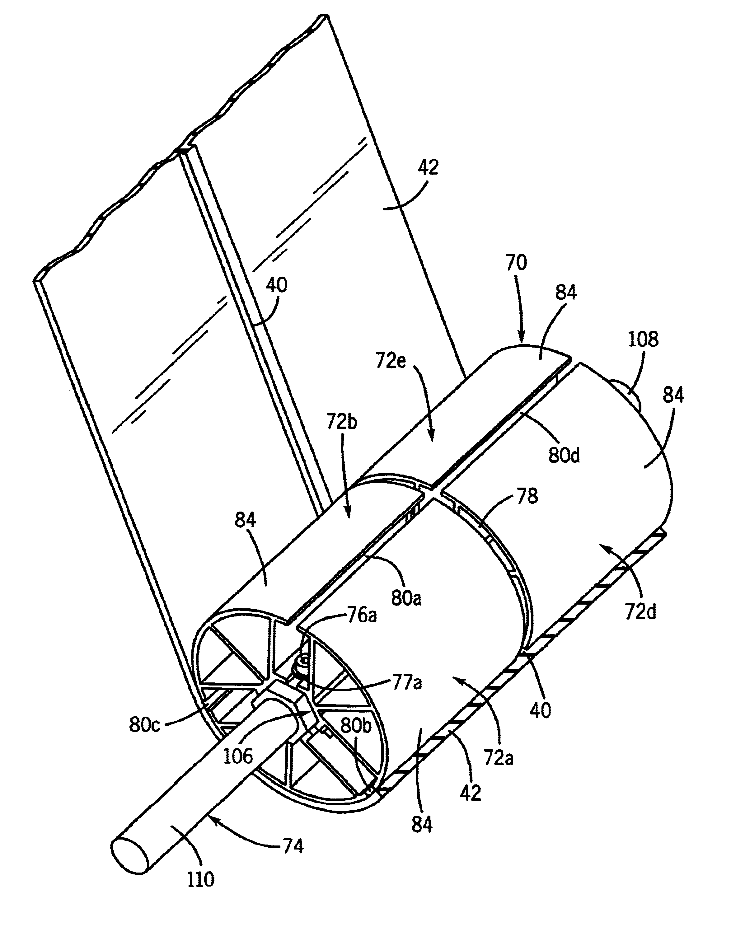 Multi-section conveyor drive roller