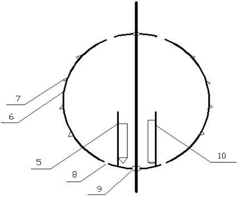 Method and device for observing submarine sand wave migration based on pressure meter