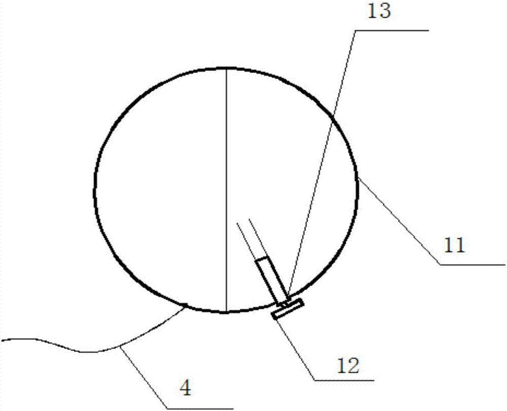 Method and device for observing submarine sand wave migration based on pressure meter