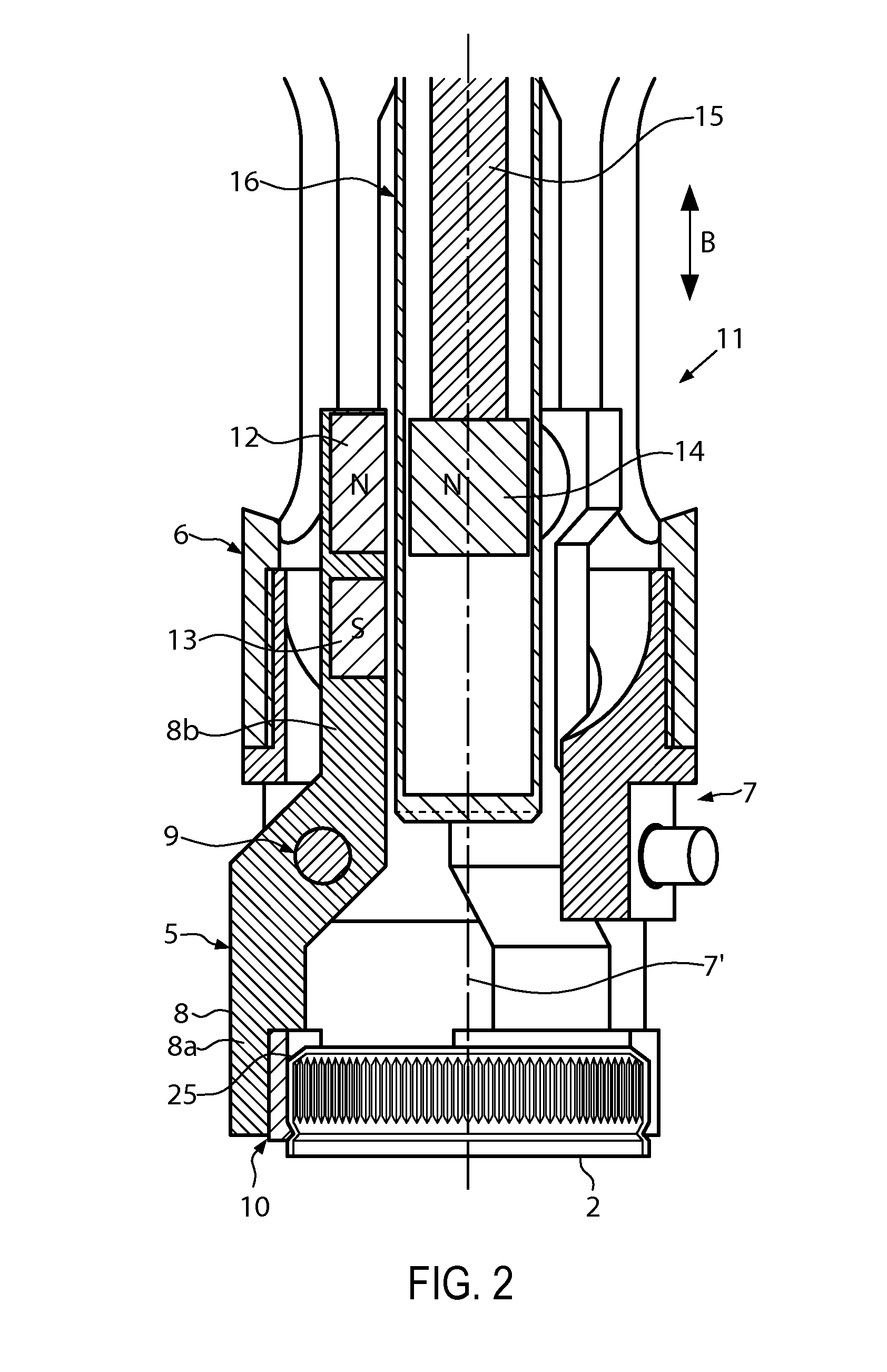 Closing tool