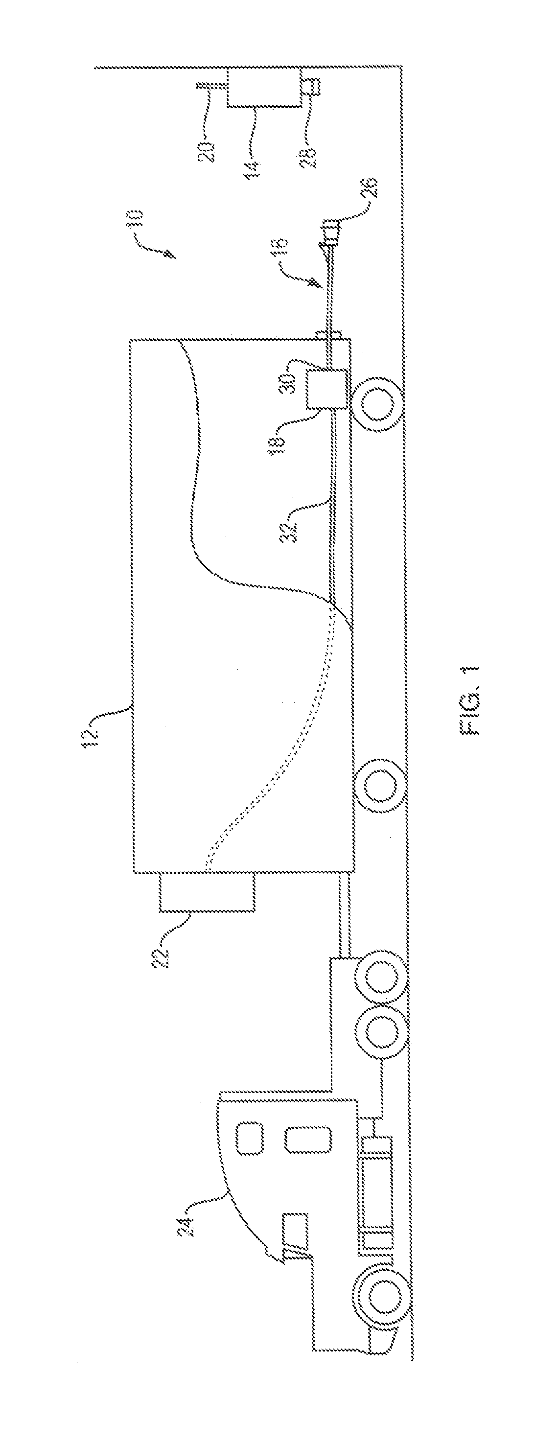 Power supply system including panel with safety release