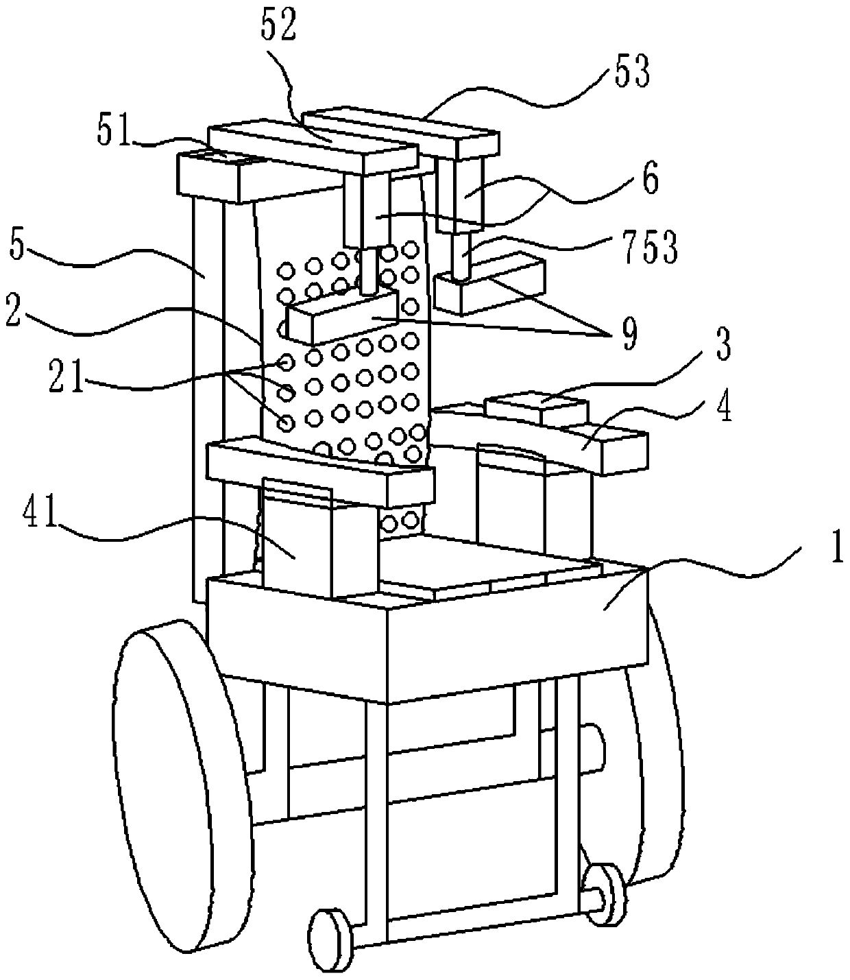 Rehabilitation wheelchair with upper limb traction