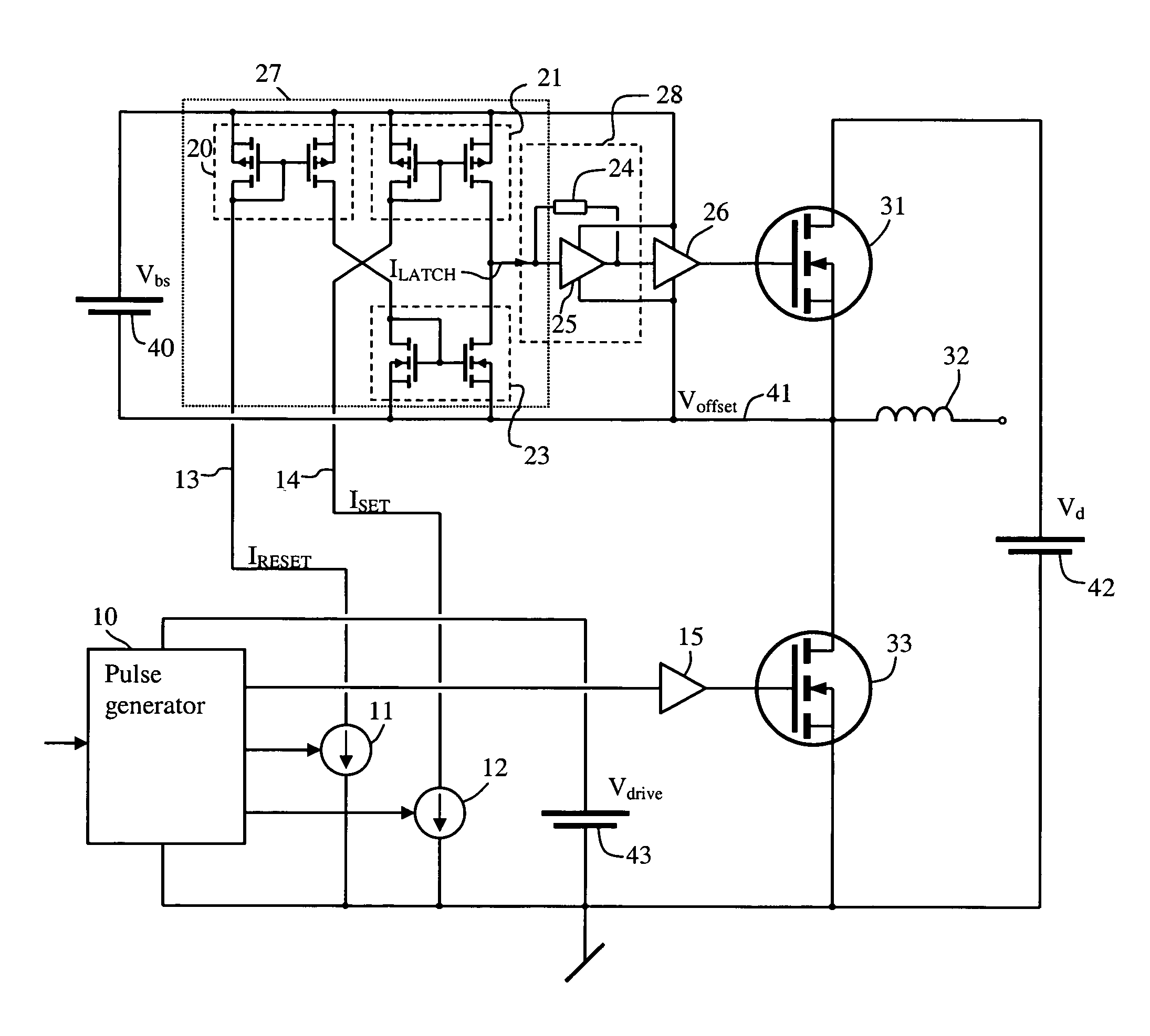 Half-bridge driver and power conversion system with such driver