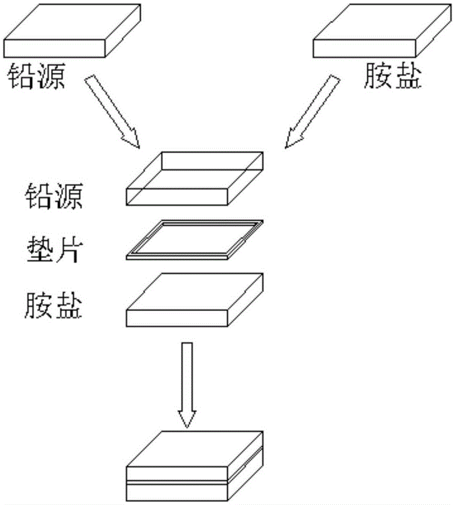 Perovskite film preparation method and application