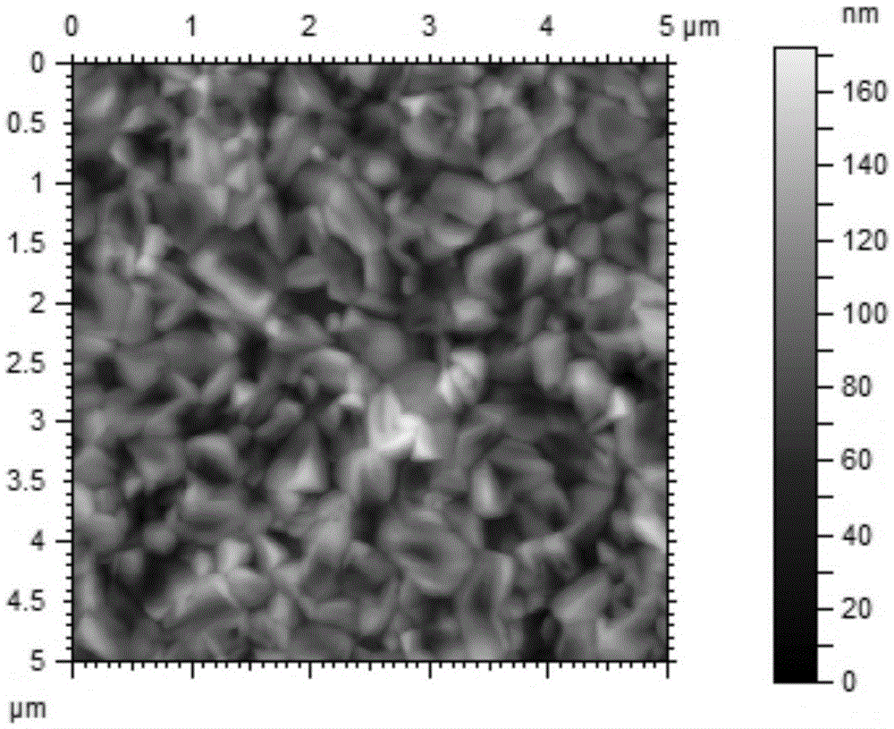 Perovskite film preparation method and application