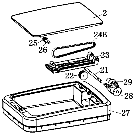 Garbage can uncapping mechanism without touching hands