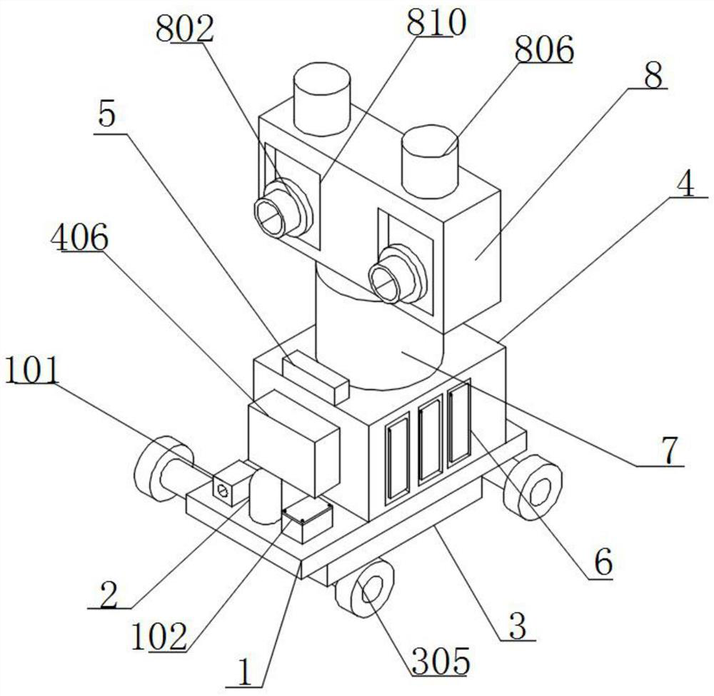 A patrol robot with obstacle avoidance function