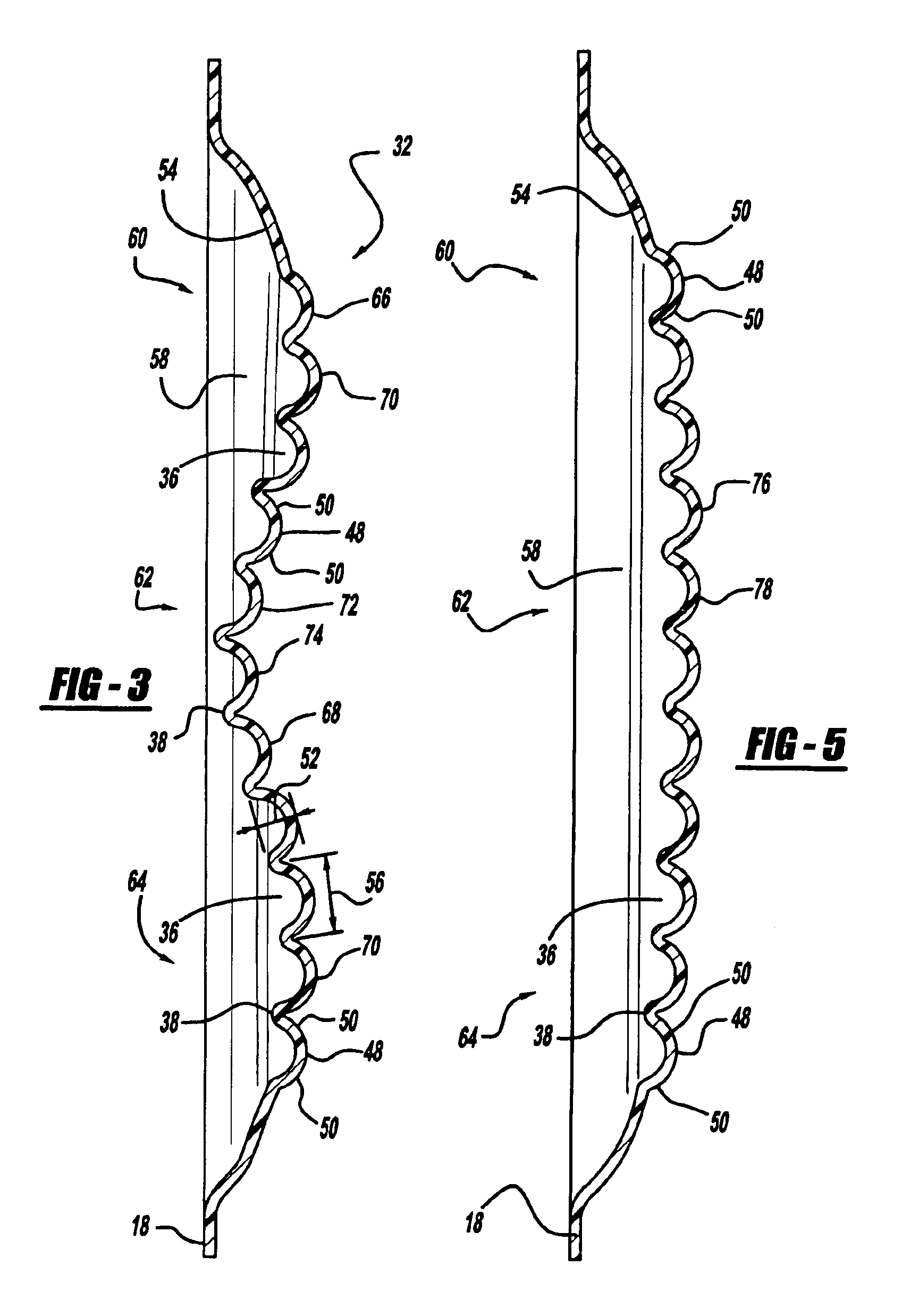 Inverting vacuum panels for a plastic container