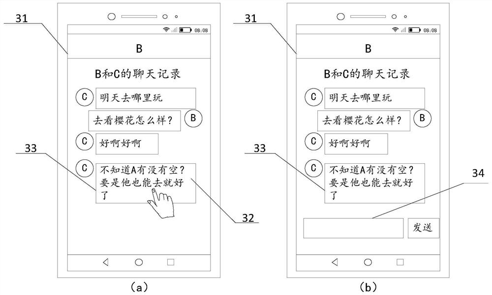 Information sending method and device and electronic equipment