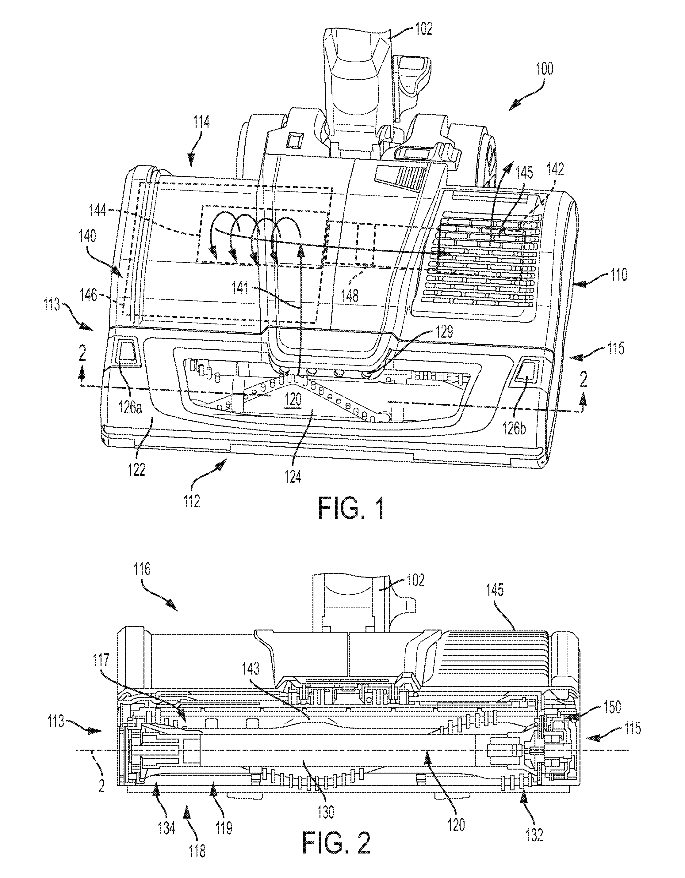 Surface cleaning head including openable agitator chamber and a removable rotatable agitator