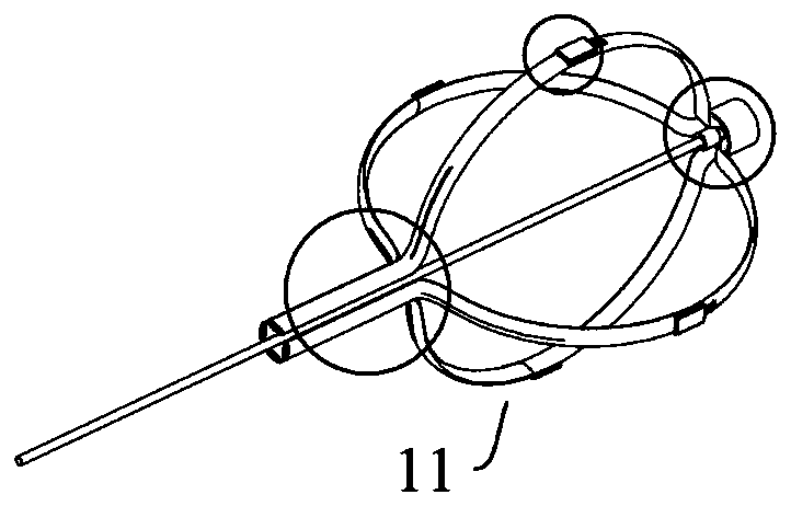 Mesh cage type radiofrequency ablation catheter