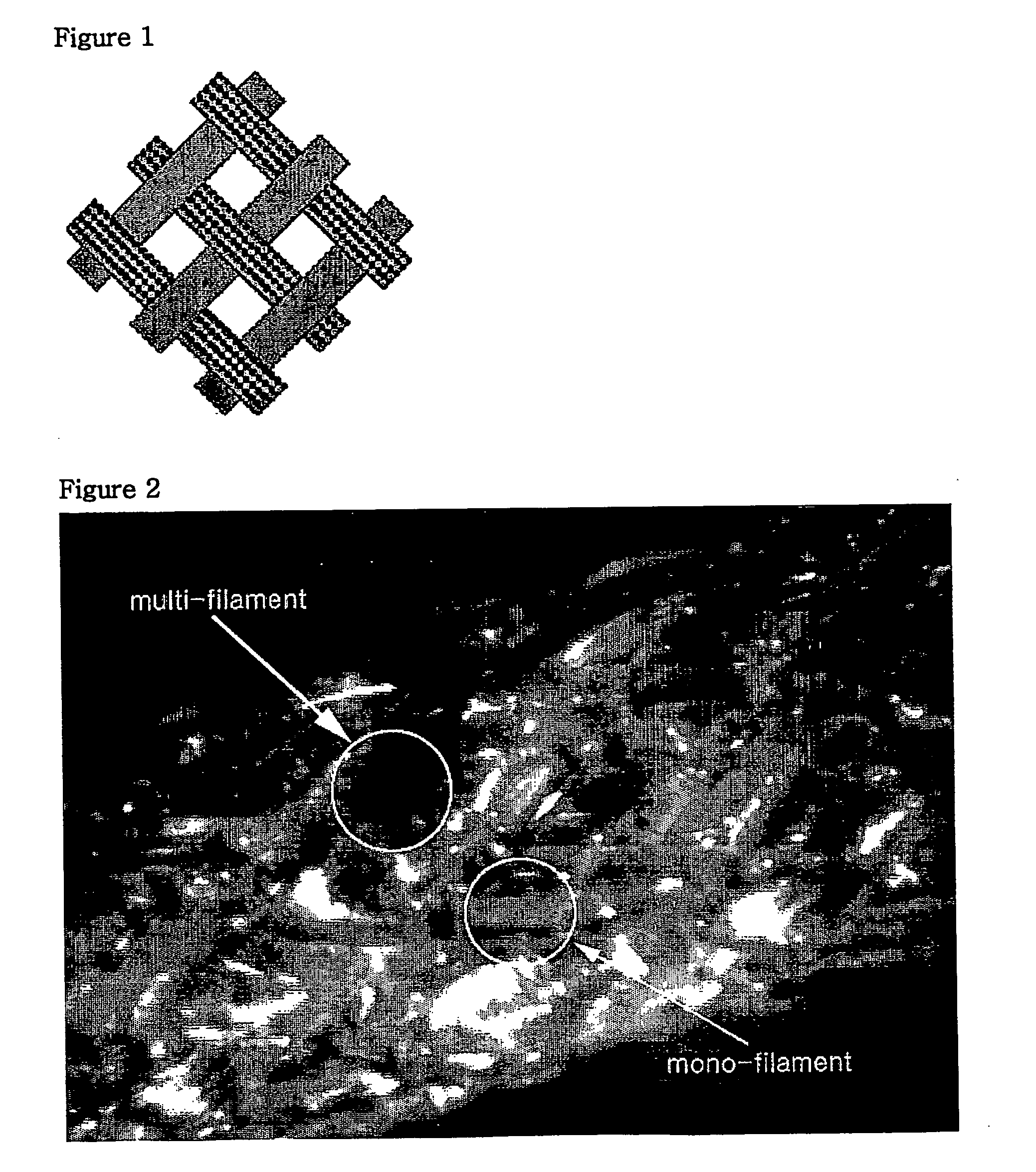 External pressure type hollow fiber membrane having reinforcing supporter with monofilament for gas separation and water treatment, and method and apprtatus for preapring the same