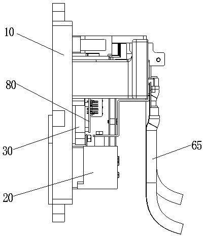 Internal arrangement structure for electric car motor controller