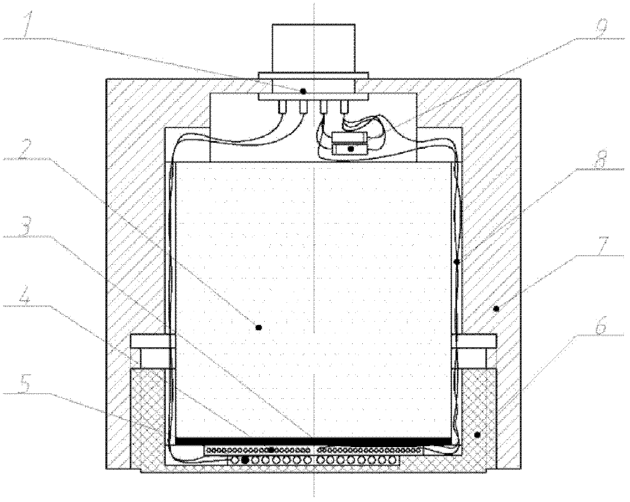 Electromagnetic ultrasonic transducer for measuring wall thickness of test piece and method for measuring wall thickness of test piece