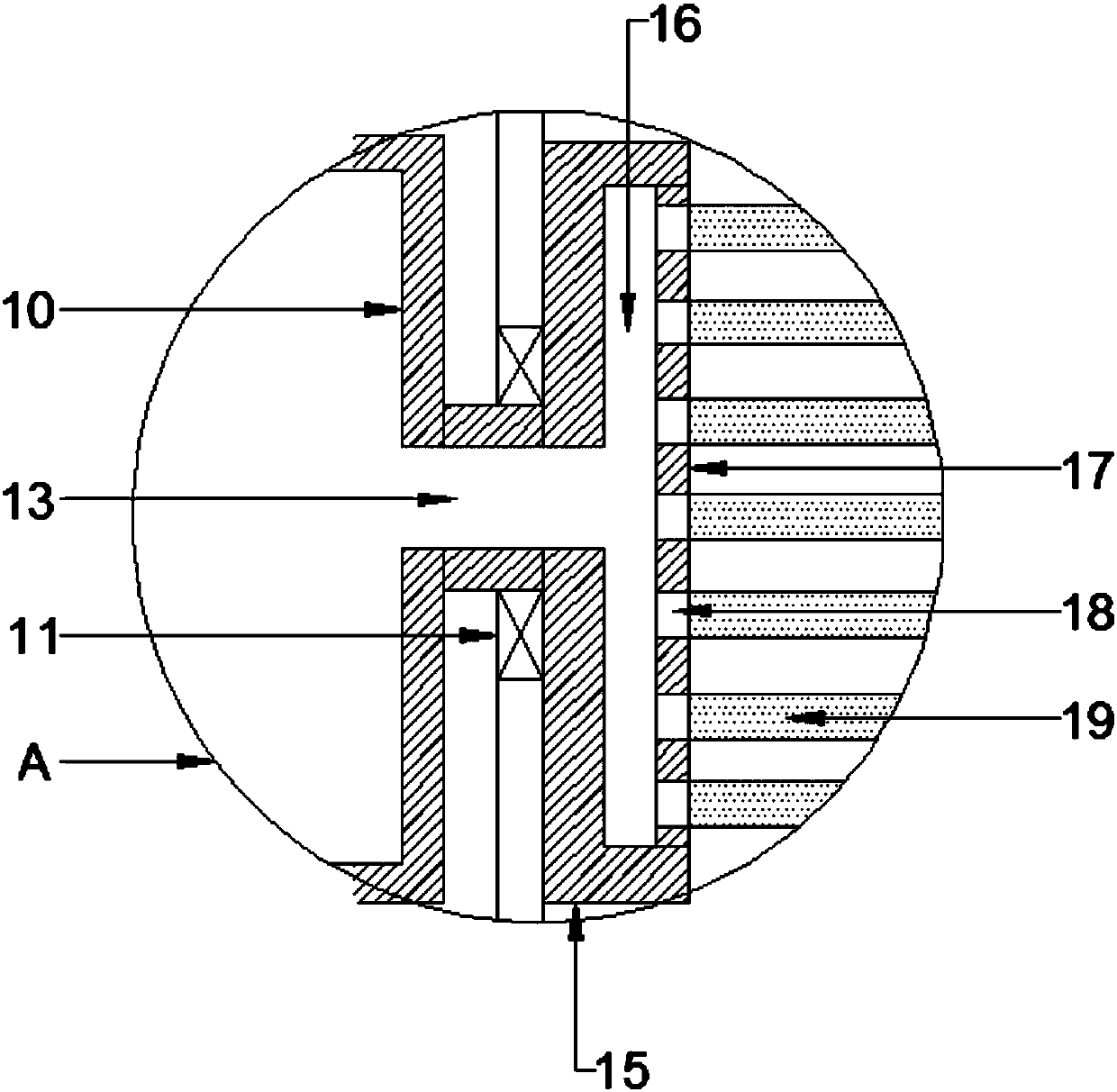 Rotary tube-plate type heat exchanger