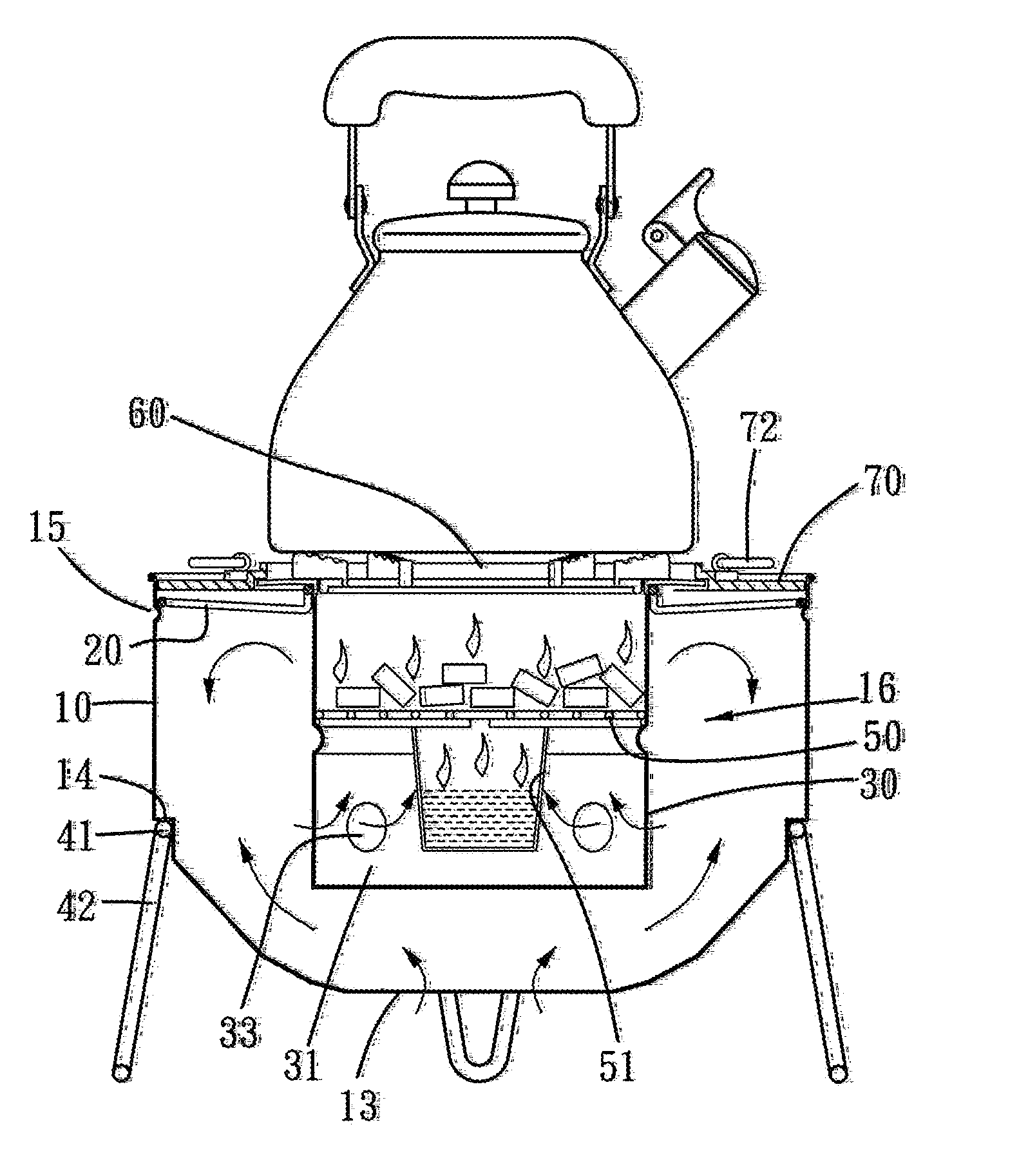 Multi-functional cooking stove