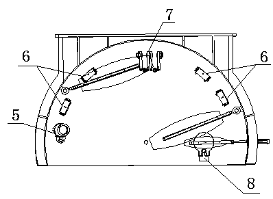 Electron beam evaporation coating machine coating film correcting device