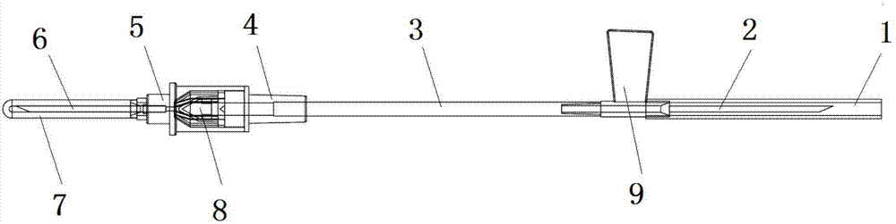 Disposable needle for venous blood specimen collection (anti-reflux type)