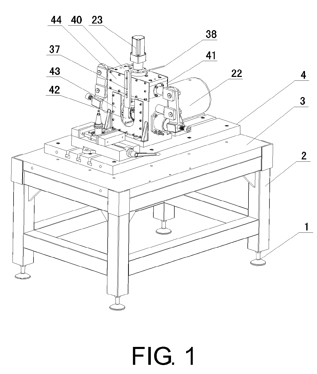 Fault diagnosis and life testing machine for flexible precision thin-wall bearing