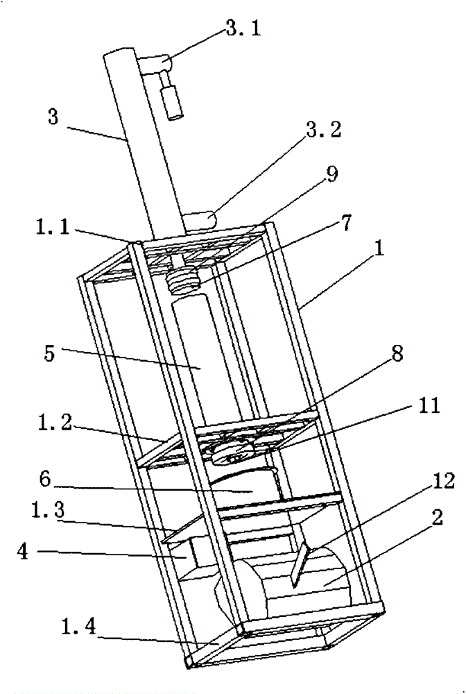 Electric hydraulic water squeezing machine