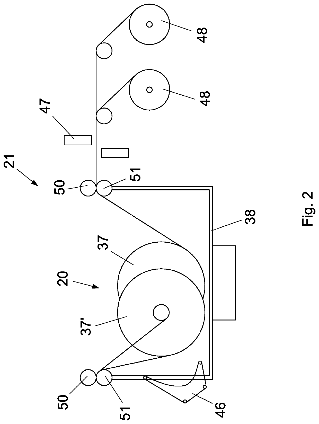 Combined continuous casting and metal strip hot-rolling plant