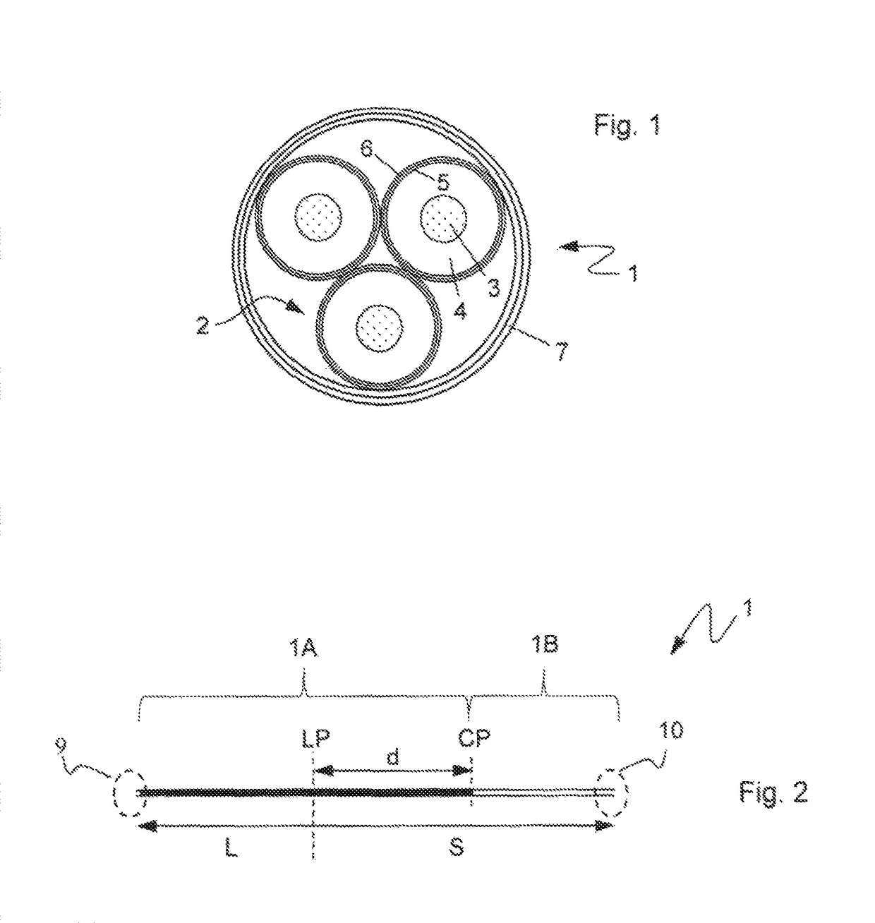 Submarine low loss cable system and method for arranging a submarine cable landfall system