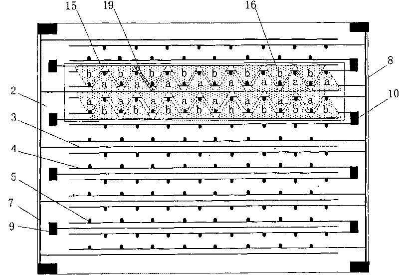 Plane fluorescent lamp