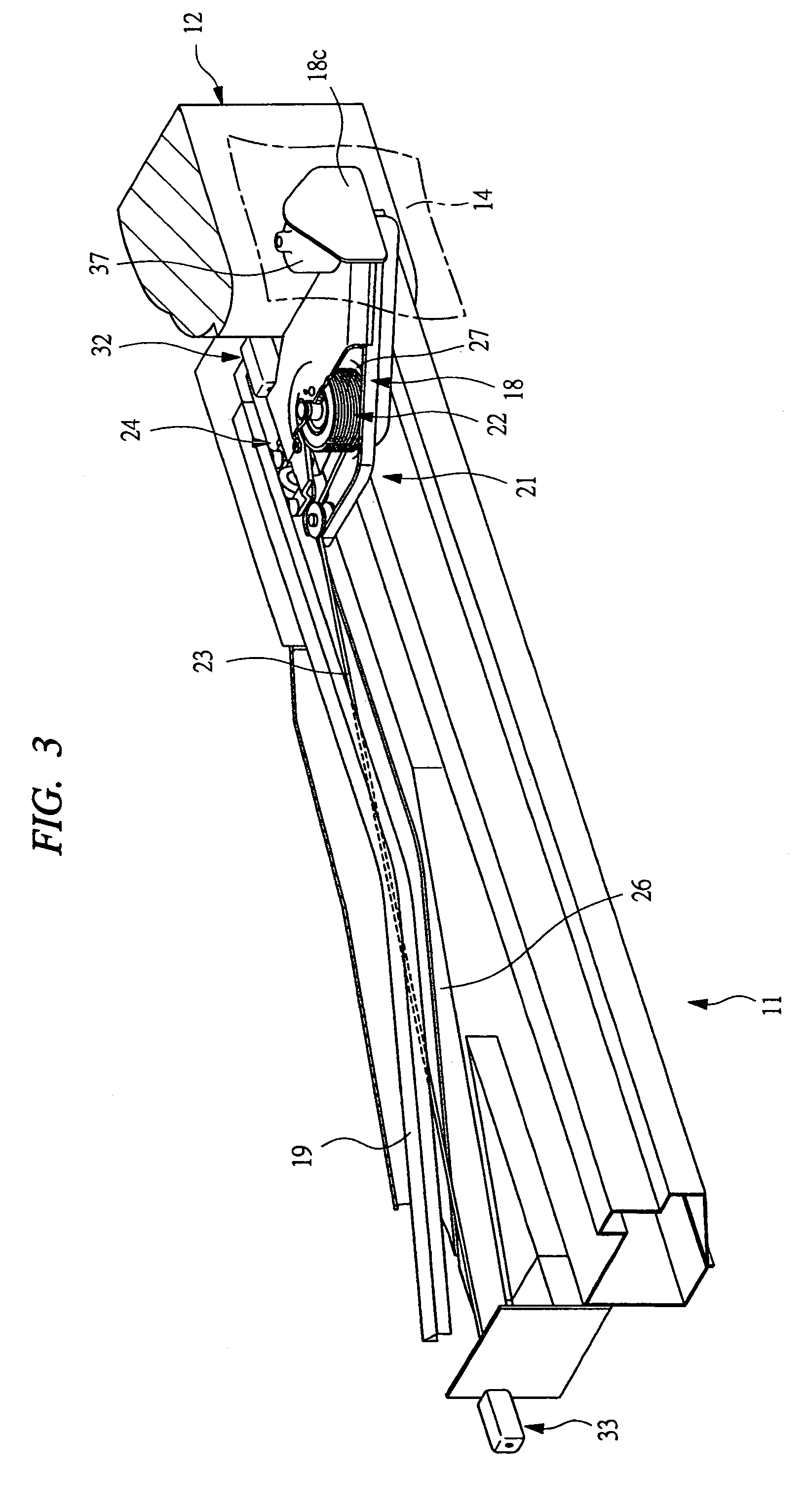 Sliding door opening and closing device